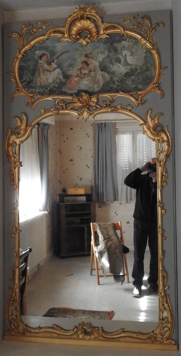 Miroir Trumeau XIX