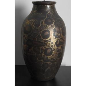 Magnificent Large Vase By Lucien Bridoux (1878-1963)