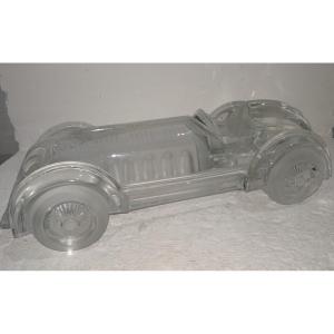 Daum France - Molded Crystal Car By Xavier Froissard (1951)