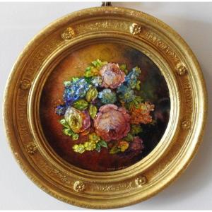 Camille Fauré (1874-1956) Limoges - France. Enamel
