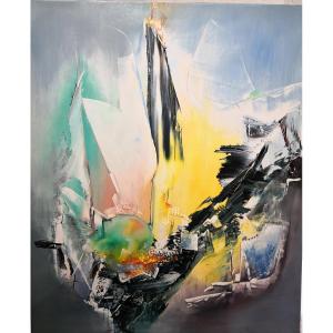René Berthet (1941-2018) - Oil On Canvas 