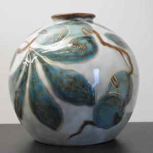 Camille Tharaud Limoges Ball Vase