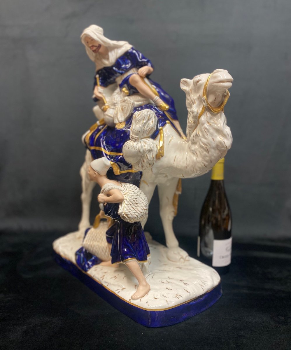 Orientalist Porcelain Sculpture From Royal Dux-photo-4