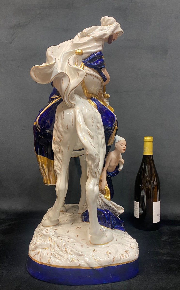 Orientalist Porcelain Sculpture From Royal Dux-photo-2