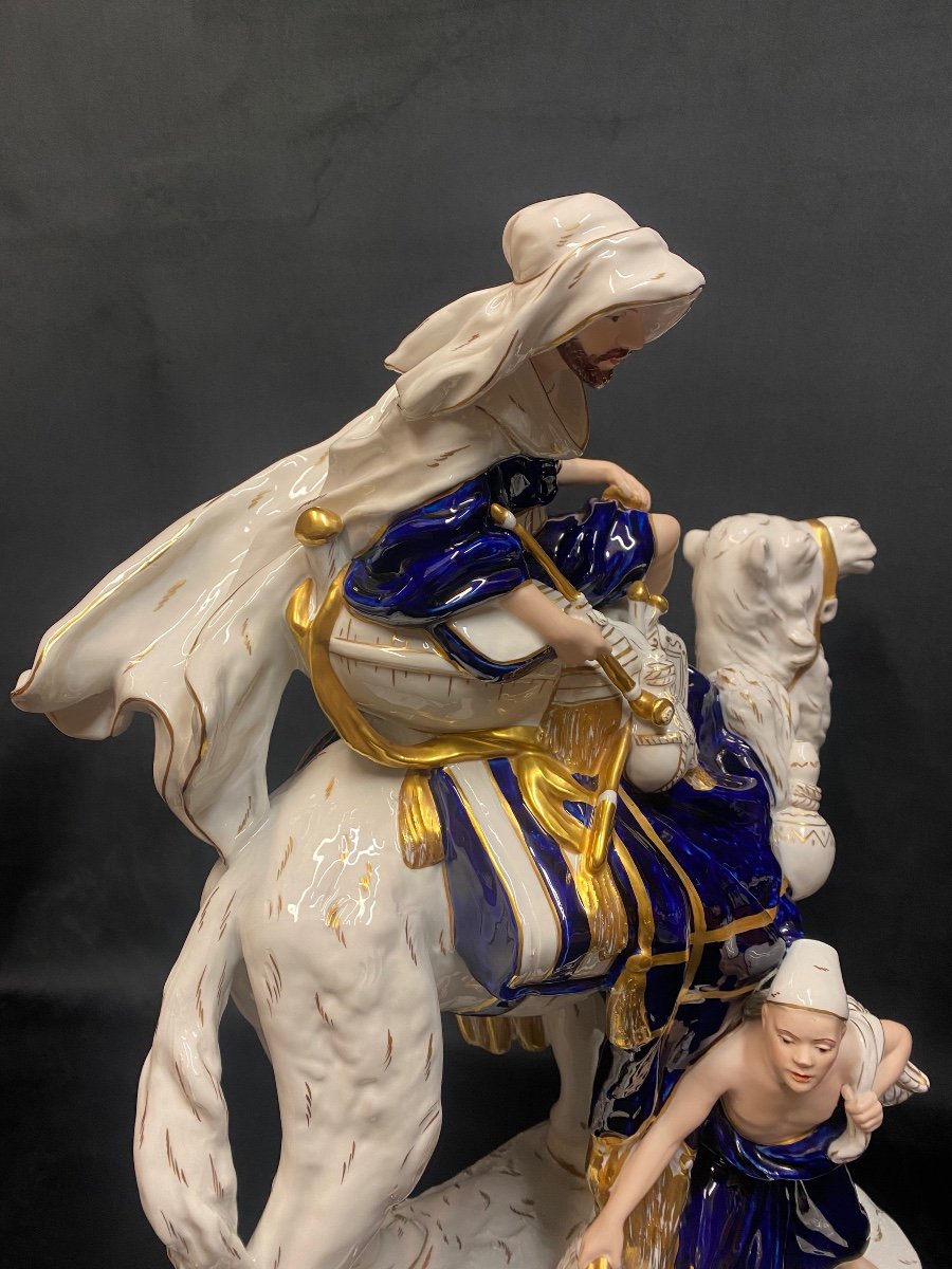 Orientalist Porcelain Sculpture From Royal Dux-photo-3