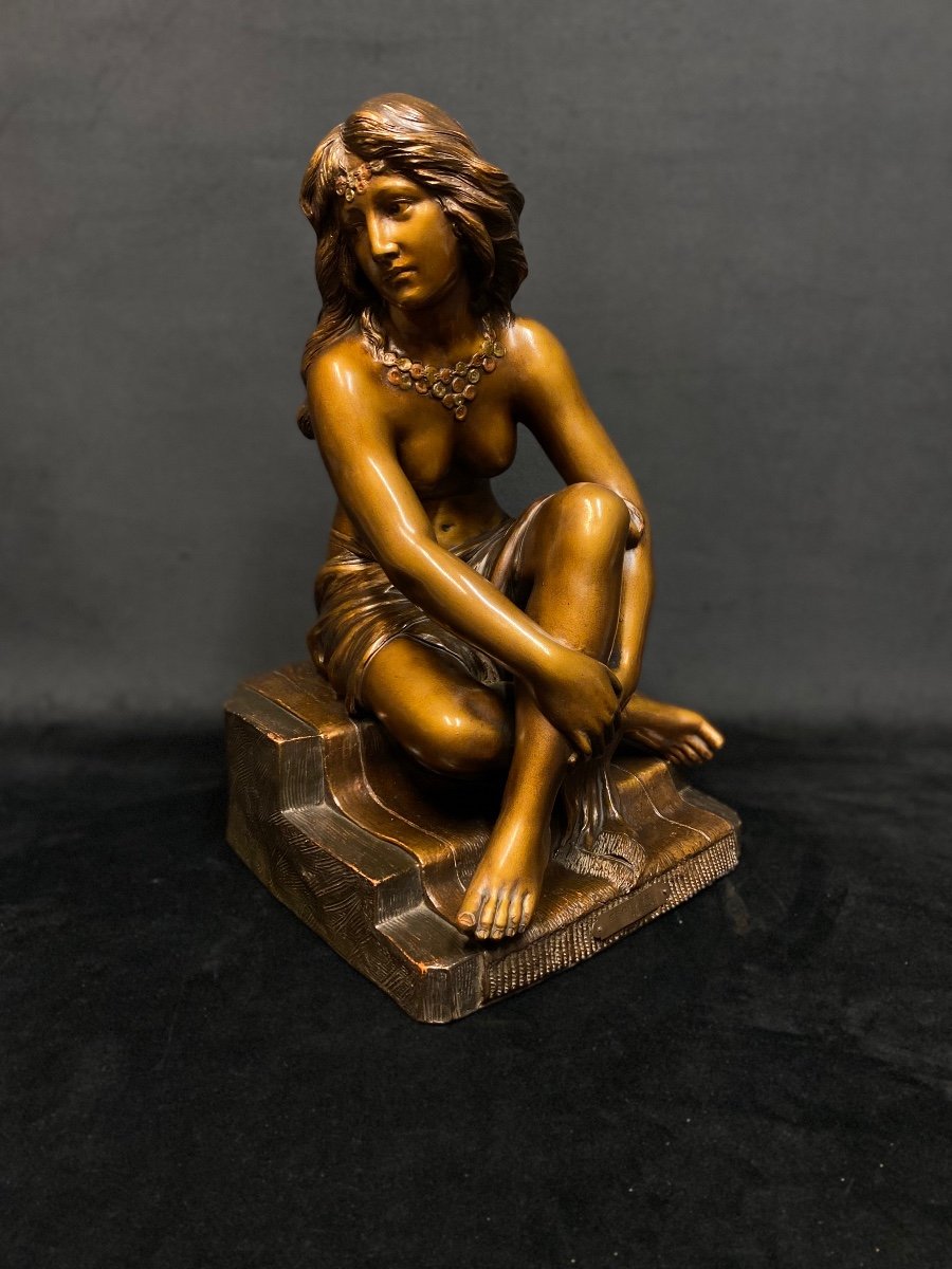 Sculpture  “young Slave” By Fortini”-photo-2