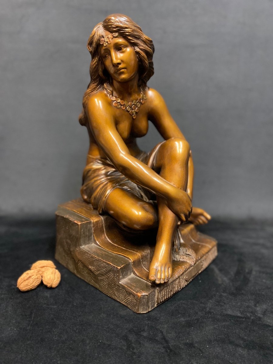 Sculpture  “young Slave” By Fortini”-photo-4