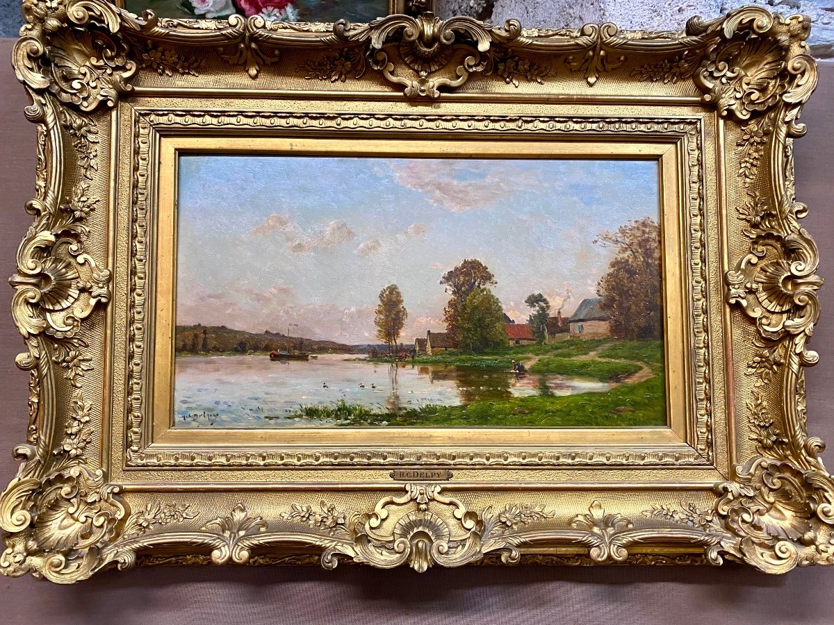Painting By Hippolyte Camille Delpy-photo-3