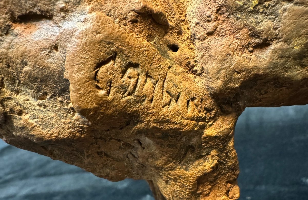 Terracotta Antelope By Sculptor Gambino-photo-1