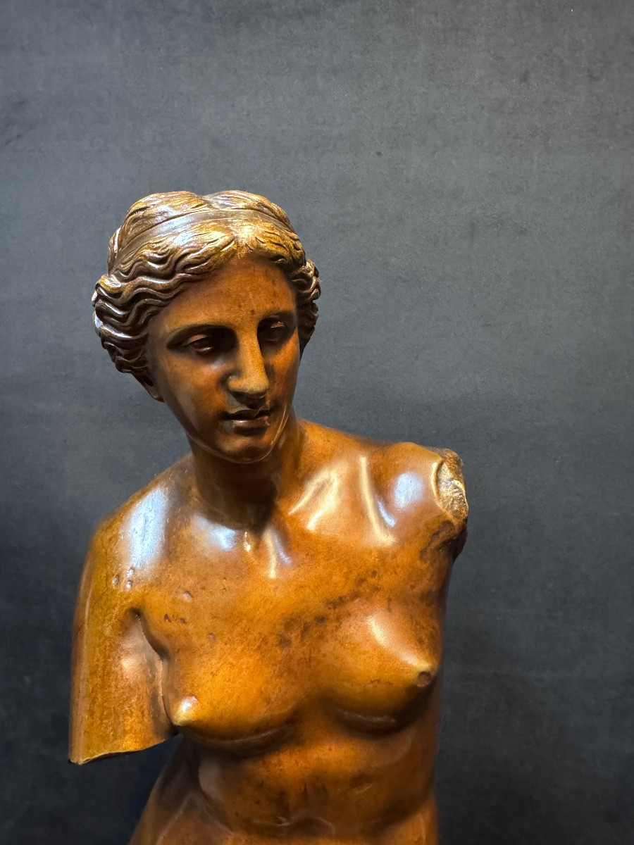 Large Bronze Sculpture "venus De Milo"-photo-2