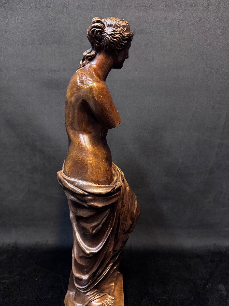 Large Bronze Sculpture "venus De Milo"-photo-2