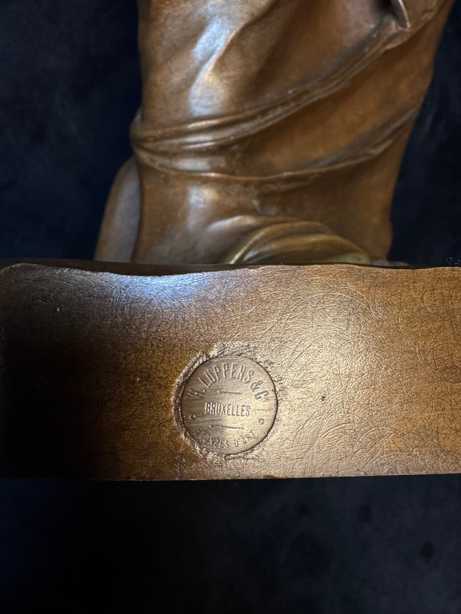 Large Bronze Sculpture "venus De Milo"-photo-3