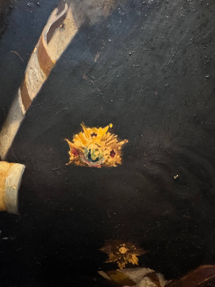 Pair Of Portraits Of Notable Figures, In Oval Medallions, Late 19th Century-photo-4