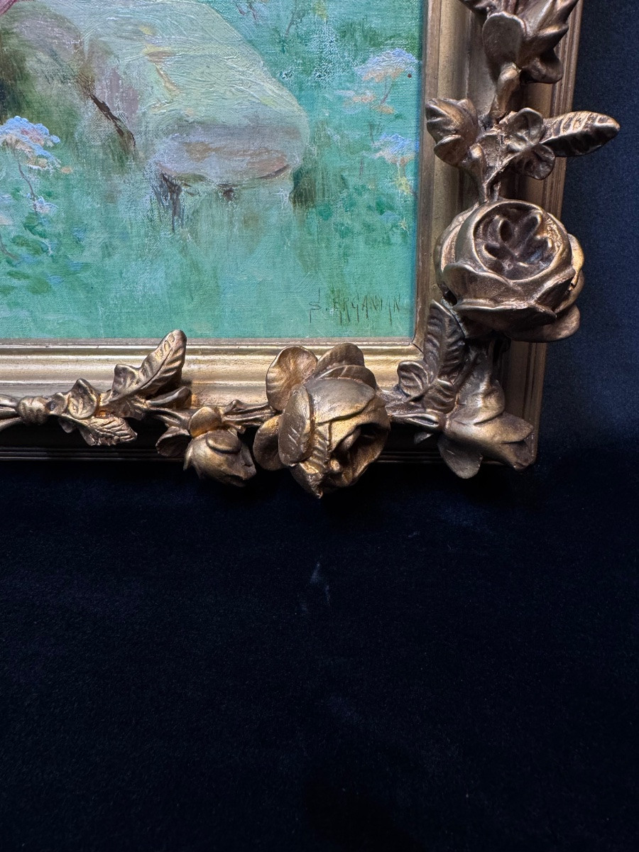 Painting "symbolic Allegory Of The Three Graces" By Sarkis E-photo-4