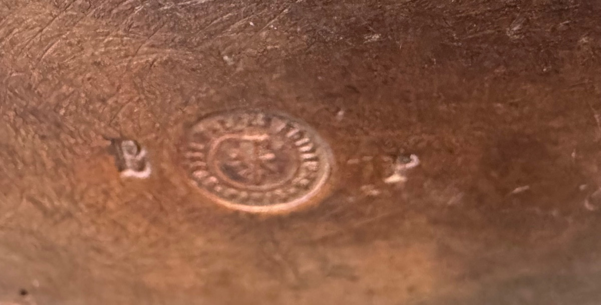 Femme au coquillage – Important bronze signé André-Joseph Allar, fonte Susse Frères, fin XIXᵉ s-photo-2