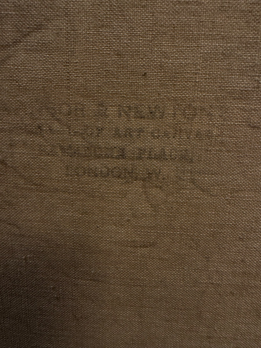 Oil On Canvas “portrait” Of Aurélia Della Corte Szvatek, 20th Century -photo-4