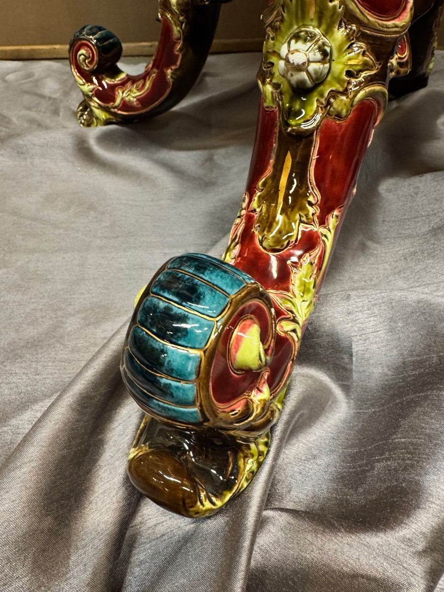 Wilhelm Schiller & Son Earthenware Chess Table-photo-4