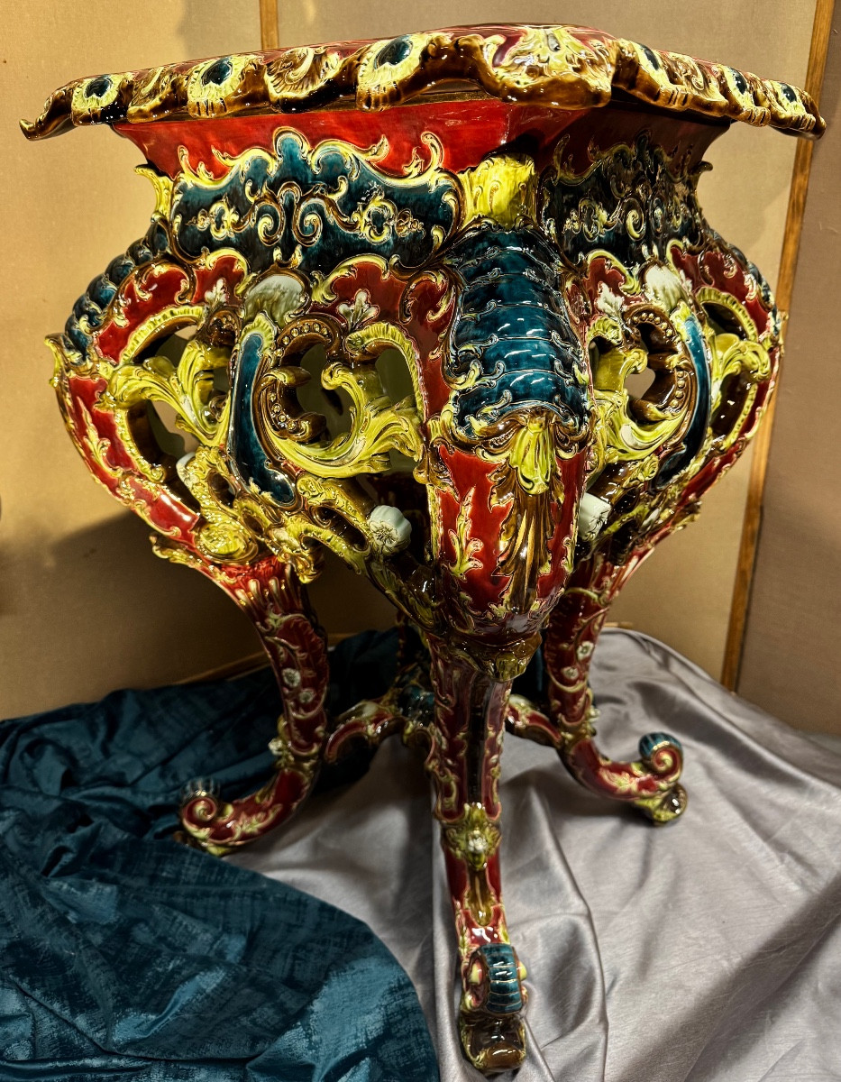 Wilhelm Schiller & Son Earthenware Chess Table