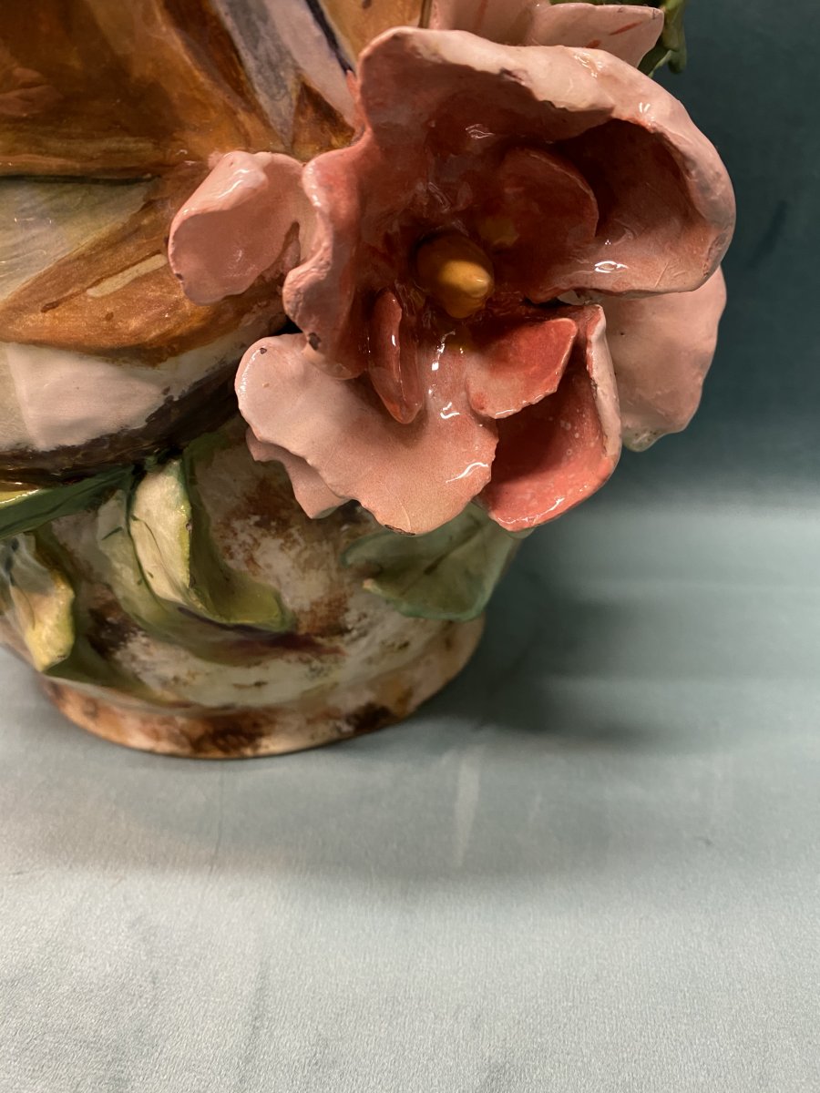 Paire de vases Impressionnistes  aux Hirondelles -photo-4