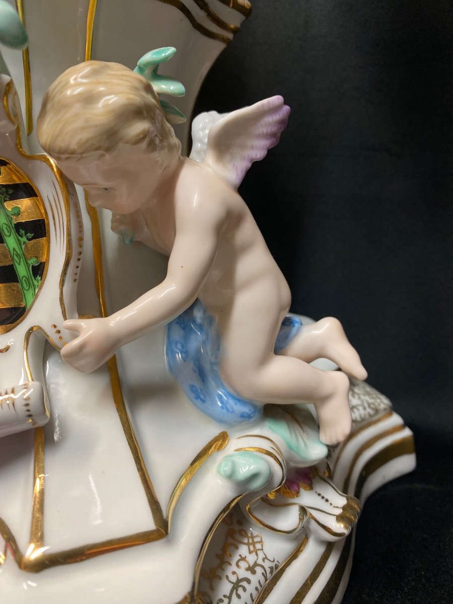 Saxony Porcelain Candelabra-photo-3