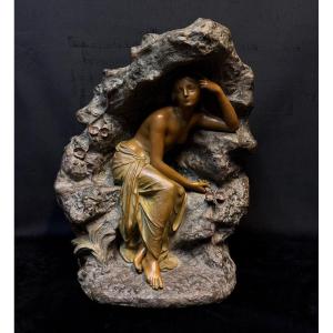 Art Nouveau Terracotta By Jules Causse (circa 1900)
