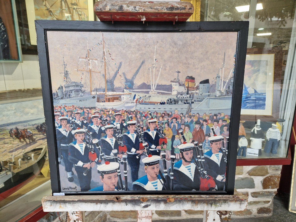 The Navy In Celebration By Louis Panel-photo-2