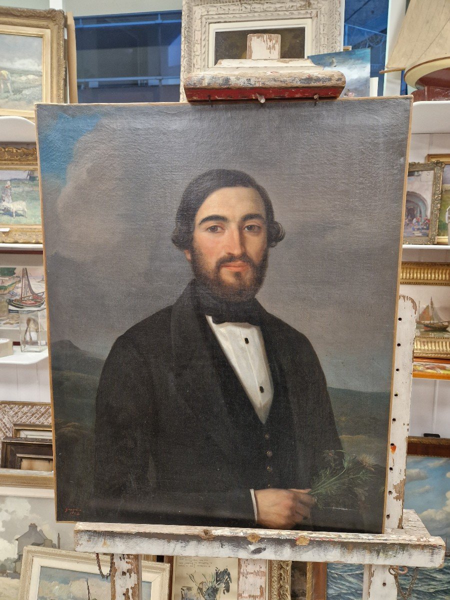 Portrait d'Un Herboriste De Jean-marie Jacomin-photo-4