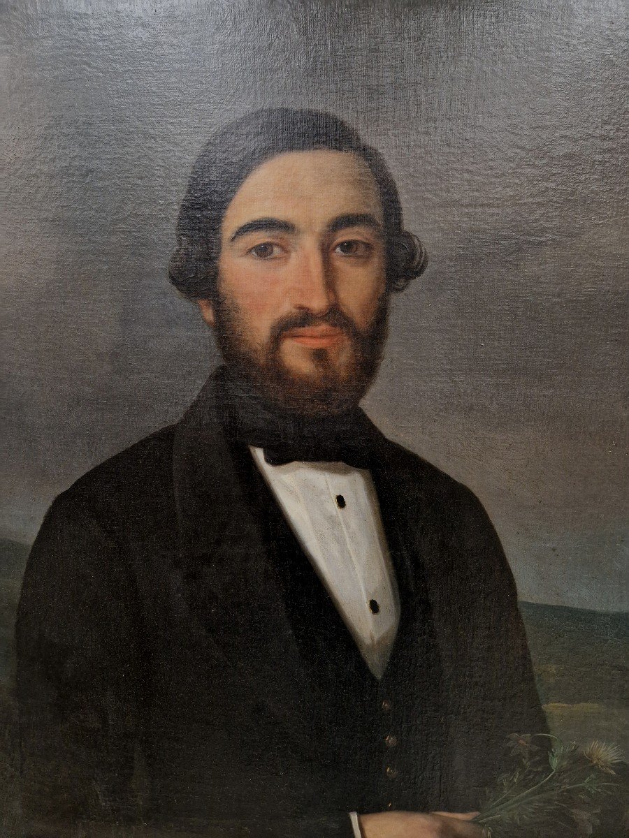 Portrait d'Un Herboriste De Jean-marie Jacomin