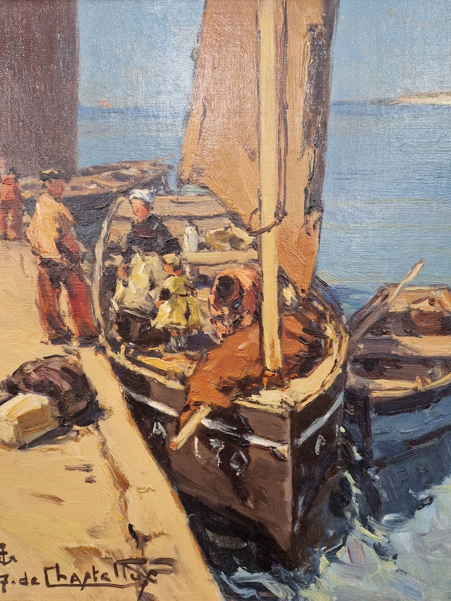 Port Navalo, Morbihan de Yves Chastellux 