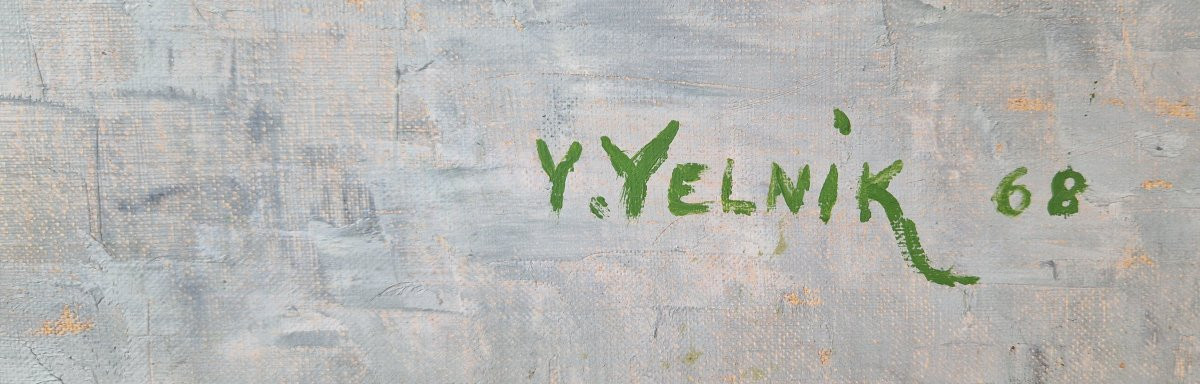 Young Man On A Terrace By Y. Yelinik-photo-1