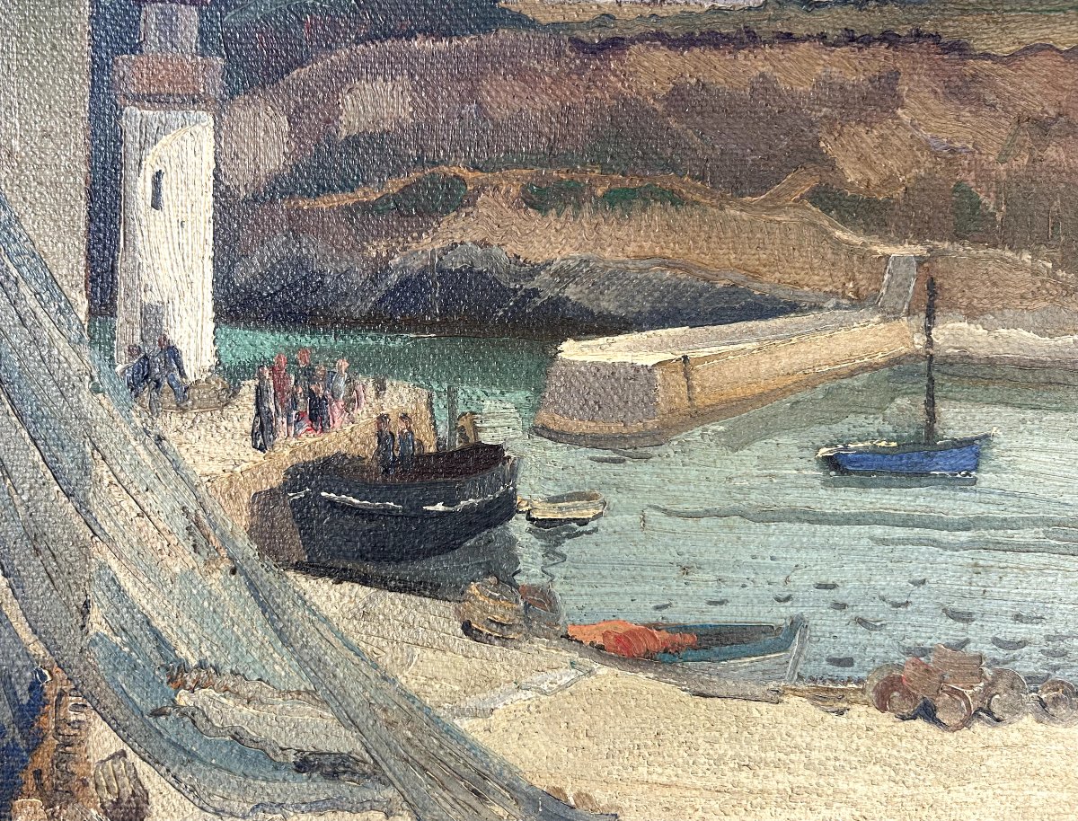 André Jouault, Sauzon à Belle Île-photo-2