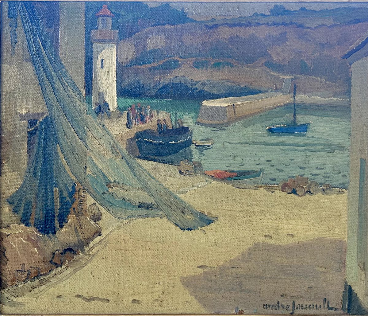 André Jouault, Sauzon à Belle Île-photo-4