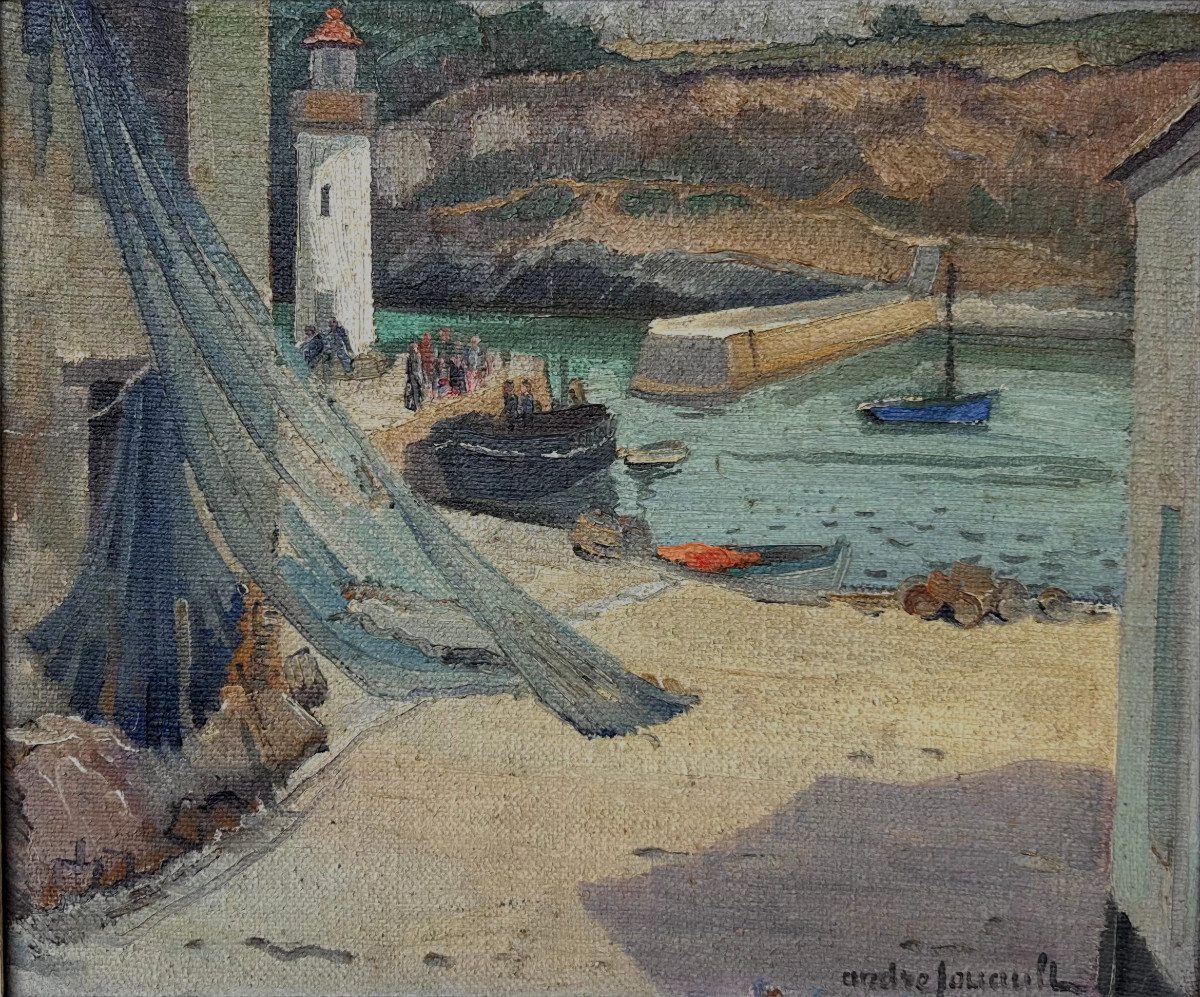 André Jouault, Sauzon à Belle Île-photo-4