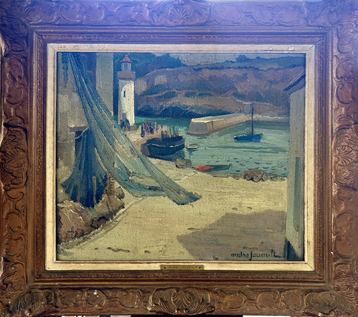 André Jouault, Sauzon à Belle Île