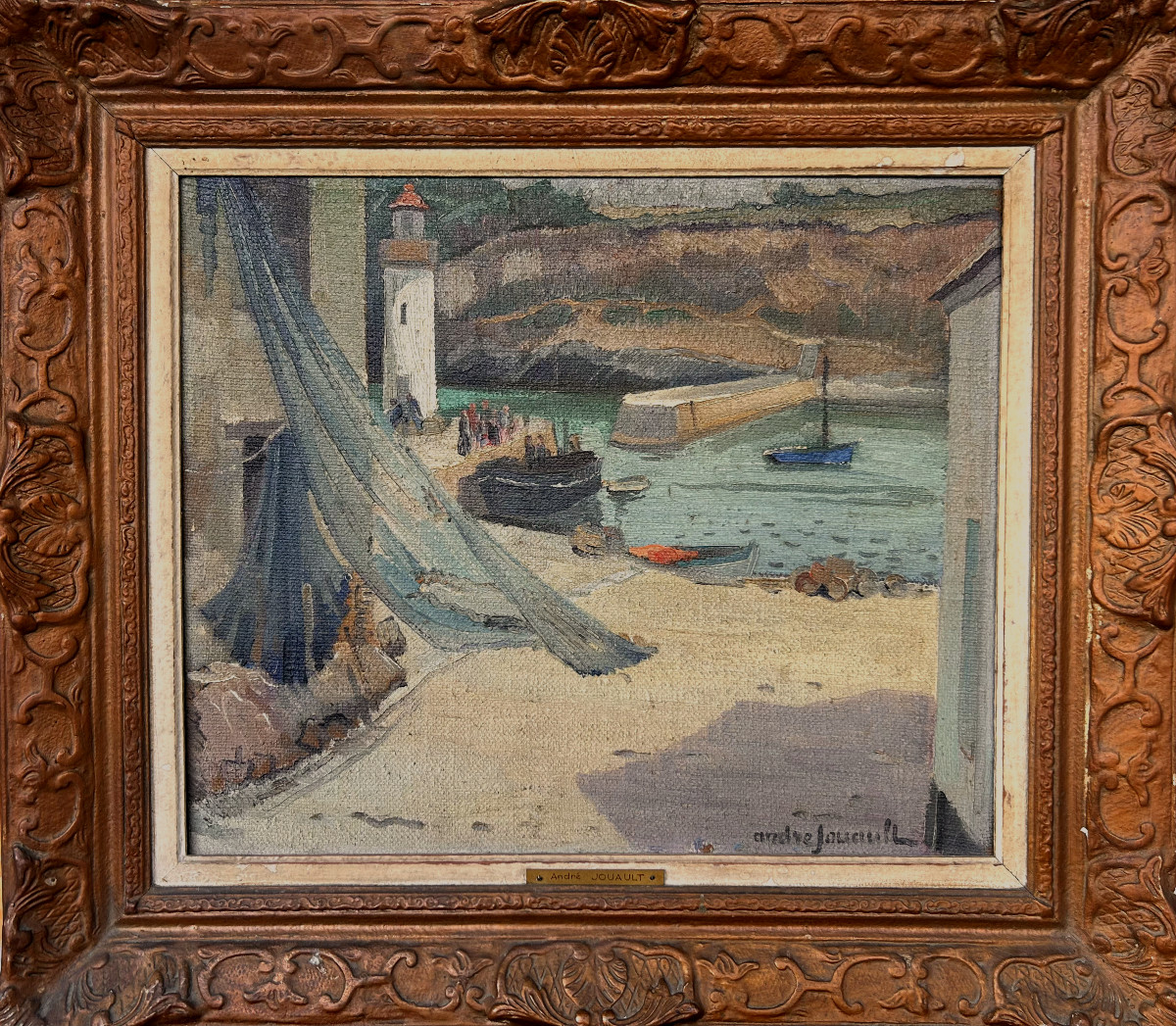 André Jouault, Sauzon à Belle Île