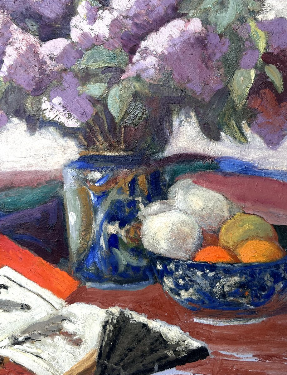 Jacques Simon, Still Life With Bouquet-photo-2