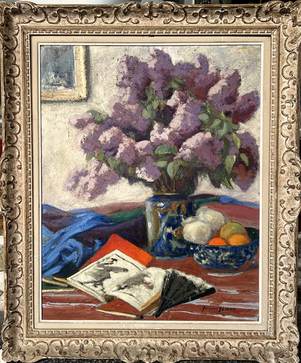 Jacques Simon, Still Life With Bouquet