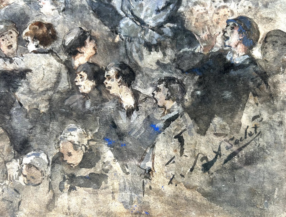 Arthur Soclet, Carnaval De Dunkerque, Gouache-photo-2