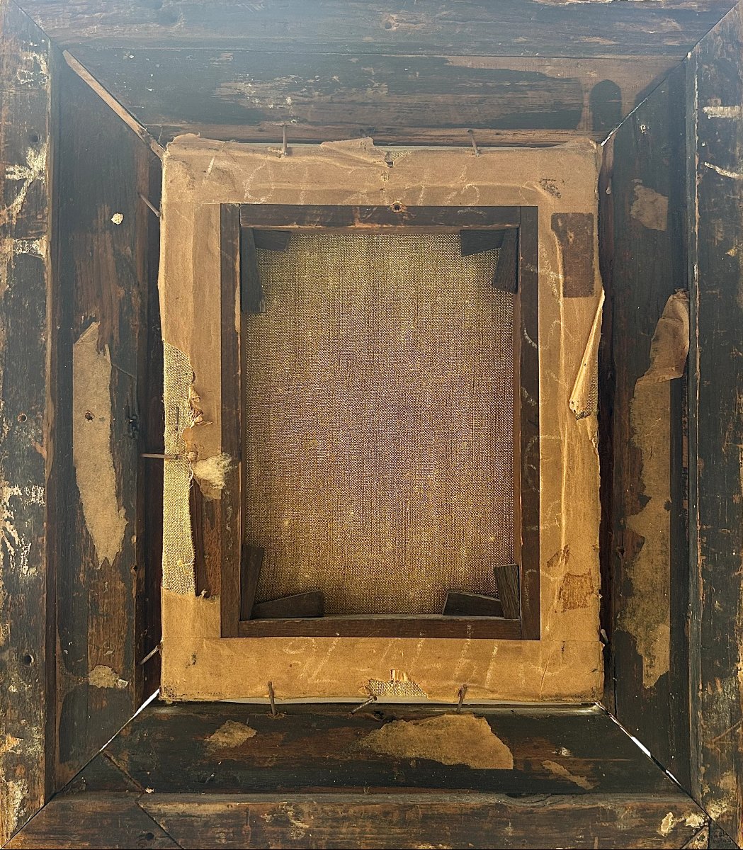 Portraits de jeune fille, huiles sur toile, scènes de genre 19ème siècle-photo-3