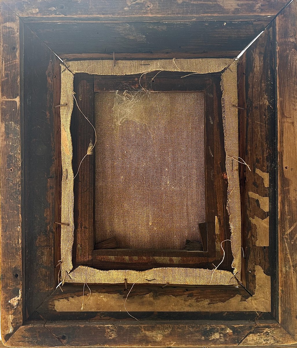 Portraits de jeune fille, huiles sur toile, scènes de genre 19ème siècle-photo-4