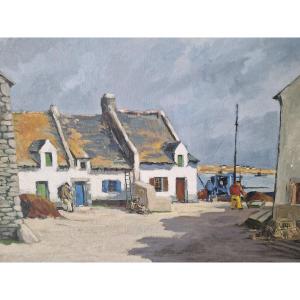 Landscape Of Morbihan By Marcel Hue.