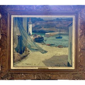 André Jouault, Sauzon à Belle Île