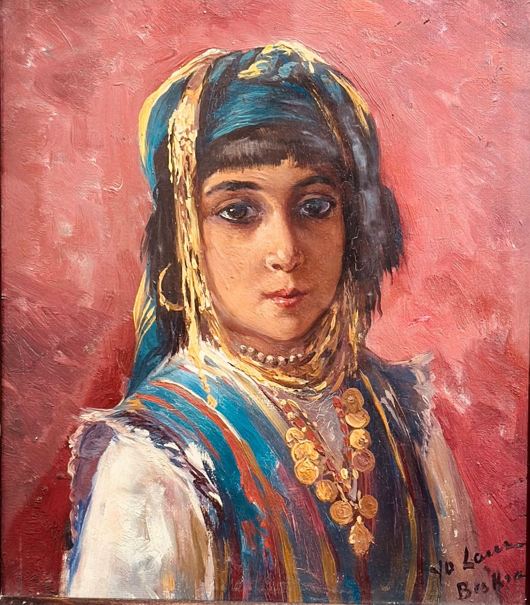 Marie Yvonne Laur  Dite  Yo Laur (1879- 1944)  Young Girl From Biskra