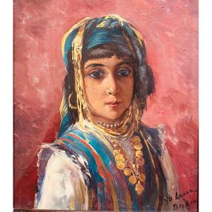 Marie Yvonne Laur  dite  Yo Laur -(1879-1944)   Jeune Fille De Biskra