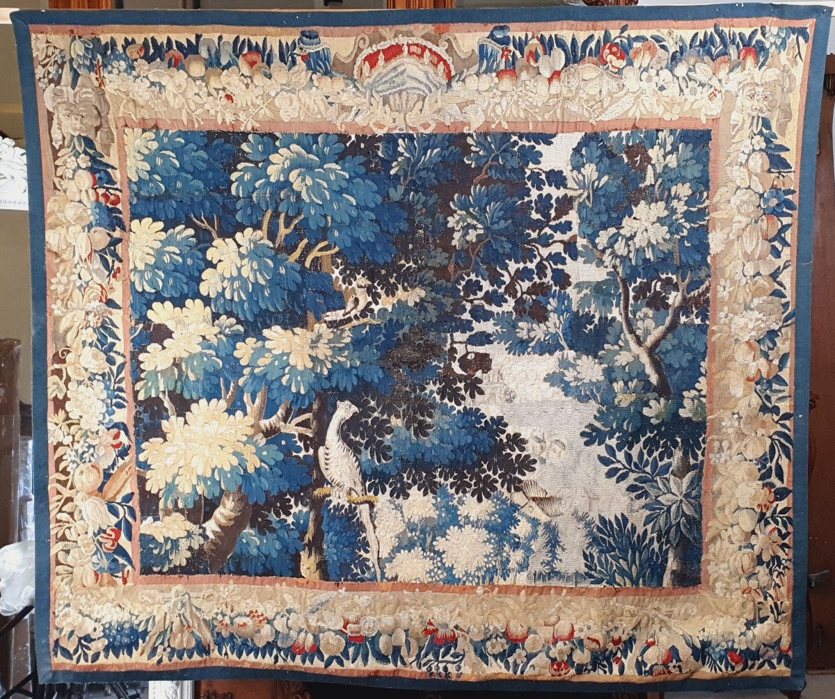 Tapisserie Aubusson Du 17ième Siècle-photo-3