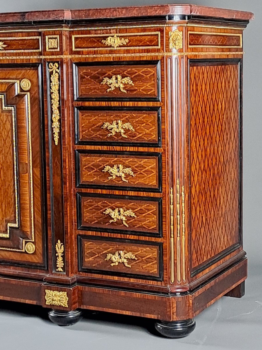 Important Cabinet De Collectionneur Estampillé Grohé à Paris-photo-4