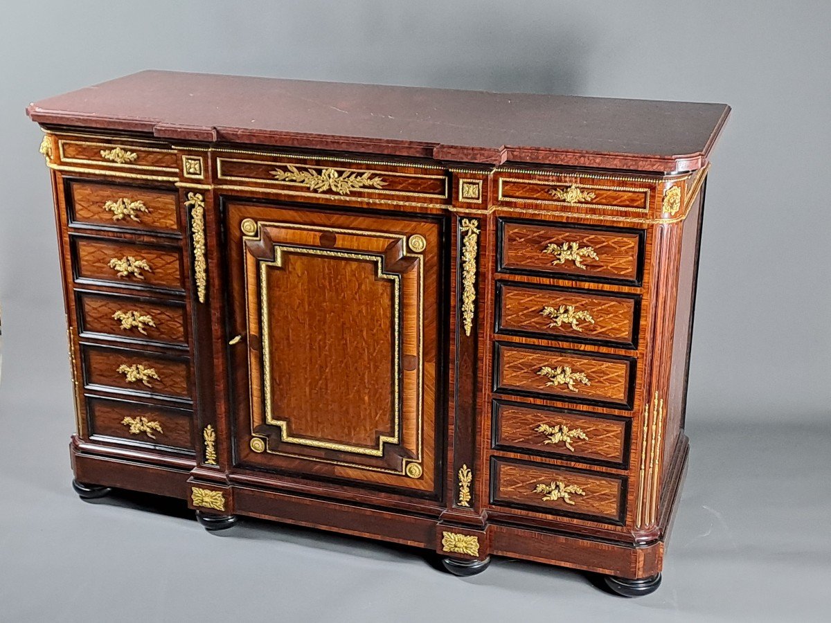 Important Cabinet De Collectionneur Estampillé Grohé à Paris-photo-7