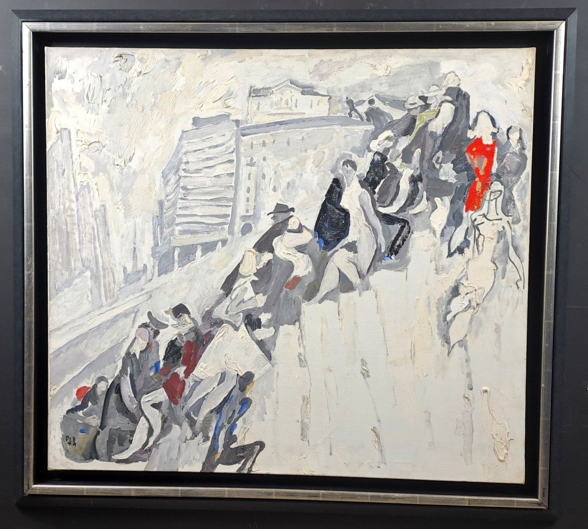 Naum Zeitlin (1909-1997) / Cejtlin - Oil On Canvas Dated And Signed - The Staircase-photo-5