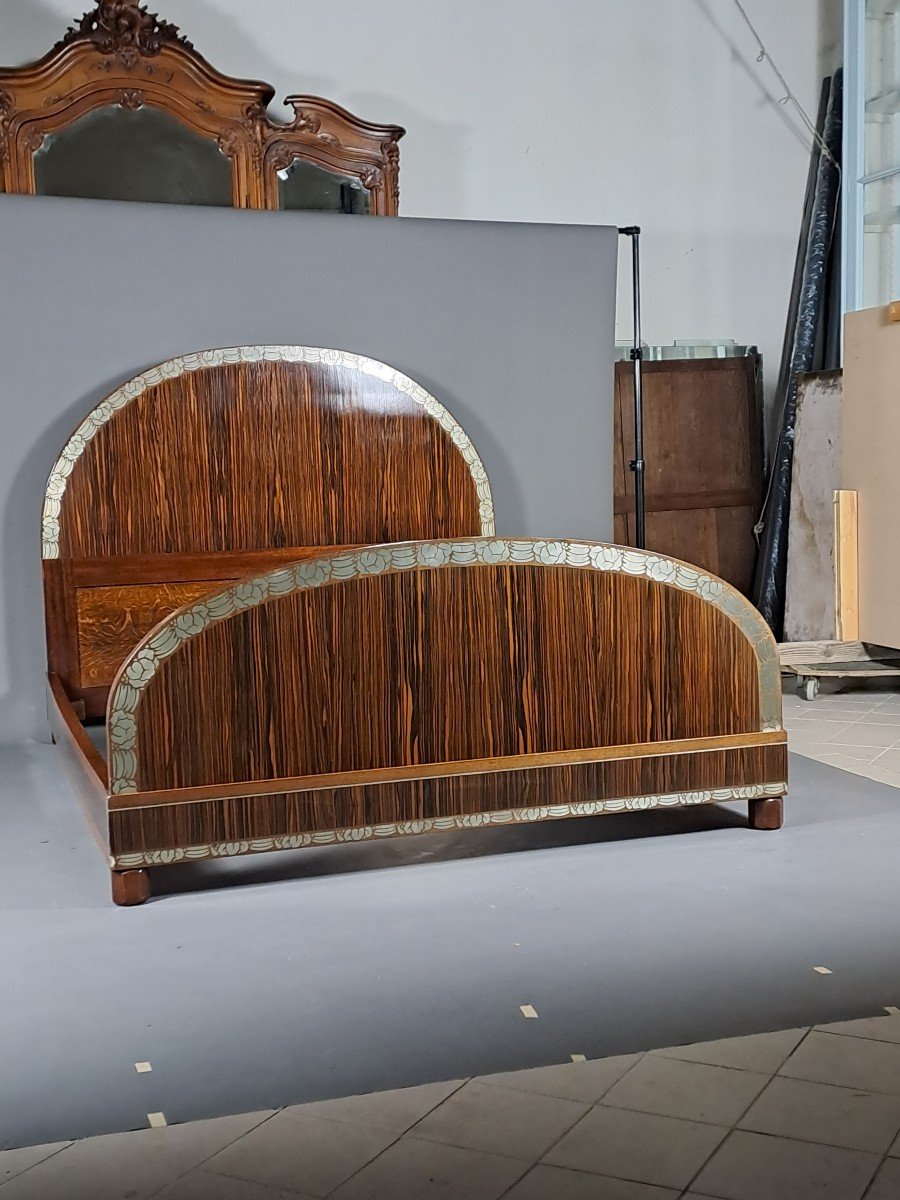 Art Deco Bedroom Furniture Stamped Mercier In Paris-photo-6