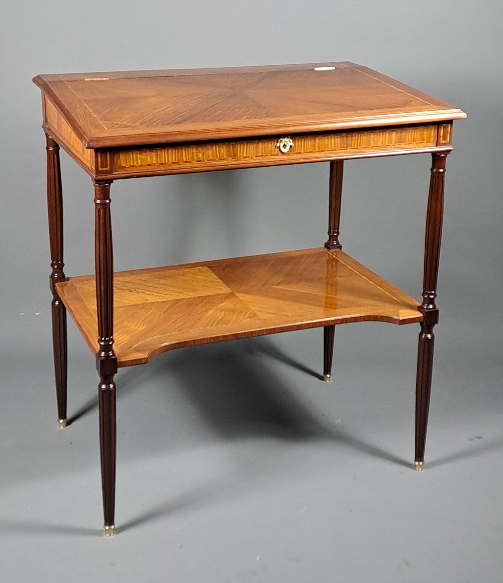 Grand écritoire / Pupitre De Notaire De Style Louis XVI